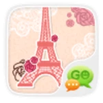 Logo of GO SMS Paris Love android Application 